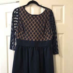 Eliza J Navy Party Dress